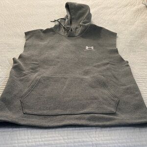 Under Armour Charcoal Sleeveless Hoodie